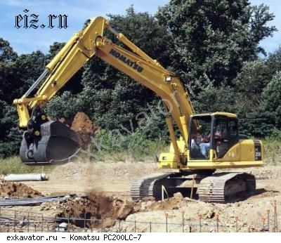Гусеничные экскаваторы Komatsu PC200LC-7