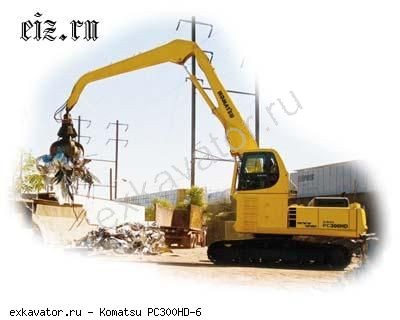 Гусеничные экскаваторы Komatsu PC300HD-6