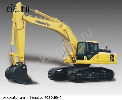 Гусеничные экскаваторы Komatsu PC300HD-7