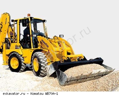 Экскаваторы-погрузчики Komatsu WB70A-1