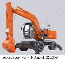 Колесные экскаваторы Hitachi ZAXIS 130W