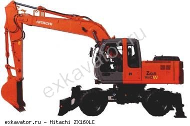 Колесные экскаваторы Hitachi ZX160LC