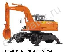 Колесные экскаваторы Hitachi ZX180W