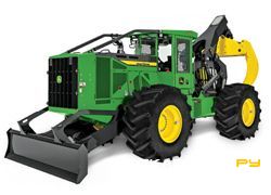 Трелевочные тракторы, скиддеры John Deere 748L