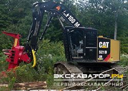 Валочно-пакетирующие машины Caterpillar 521B