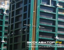 Опалубка Мекос крупнощитовая стальная