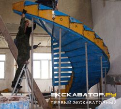 Опалубка СпецМонолитСтрой лестничных маршей