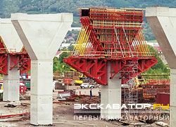 Опалубка Титан для мостовых опор