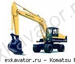 Колесные экскаваторы Komatsu PW210-1