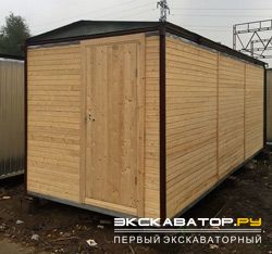 Бытовки Лестрейд на металлическом каркасе