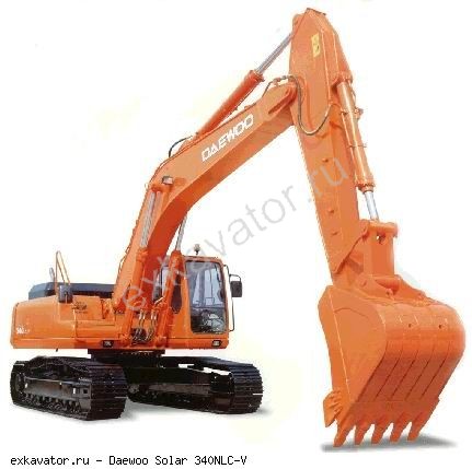 Гусеничные экскаваторы Daewoo SOLAR 340NLC-V