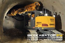 Нестандартные экскаваторы Liebherr R 924 Compact Tunnel Litronic