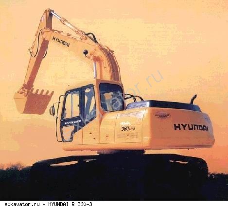Гусеничные экскаваторы Hyundai R 360-3