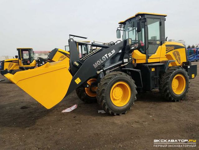 Фронтальные погрузчики колесные Molot ZL30