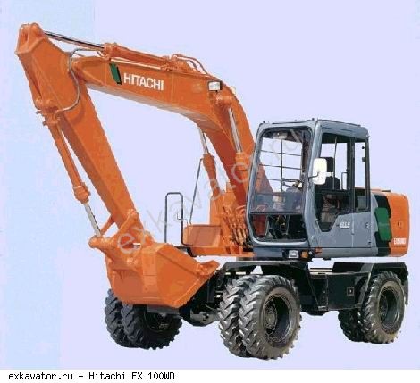 Колесные экскаваторы Hitachi EX100WD