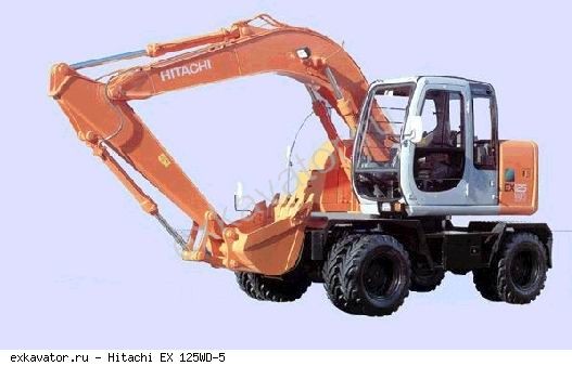 Колесные экскаваторы Hitachi EX125WD-5