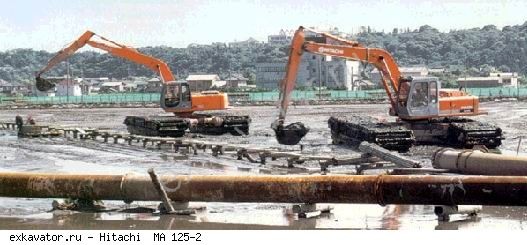 Гусеничные экскаваторы Hitachi MA 125-2
