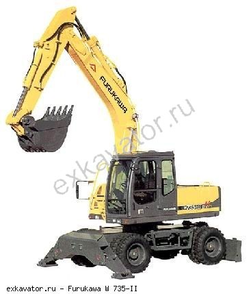 Колесные экскаваторы Furukawa W 735LS