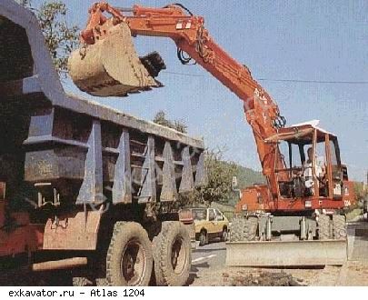 Колесные экскаваторы Atlas 1204 (колесный)