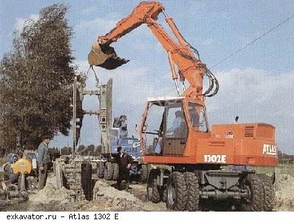 Колесные экскаваторы Atlas 1302E
