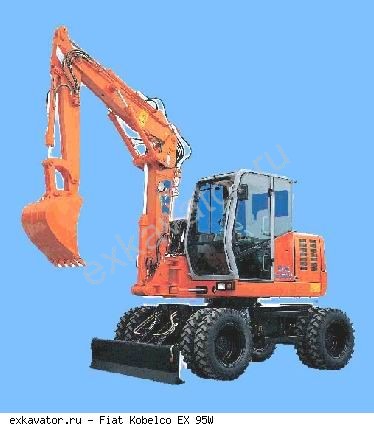 Колесные экскаваторы Fiat Kobelco EX 95W