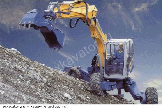 Нестандартные экскаваторы Kaiser S2 Knickfuss 4x4