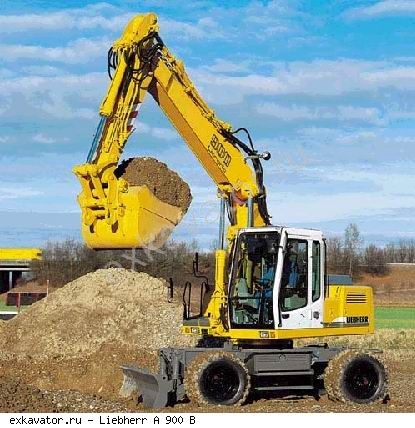 Колесные экскаваторы Liebherr A 900 B