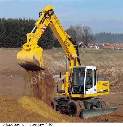 Колесные экскаваторы Liebherr A 904