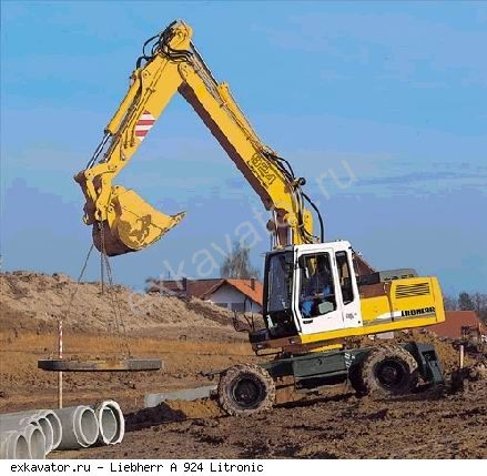 Колесные экскаваторы Liebherr A 924 Litronic