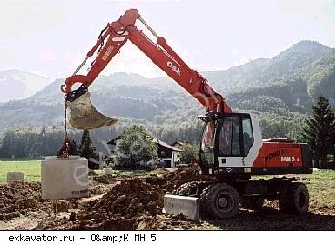 Колесные экскаваторы O&K MH 5