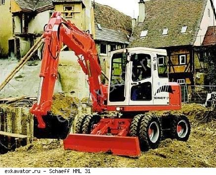 Колесные экскаваторы Schaeff HML 31