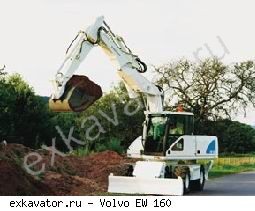 Колесные экскаваторы Volvo EW160