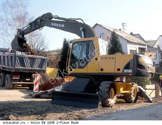 Колесные экскаваторы Volvo EW180B 2-Piece Boom