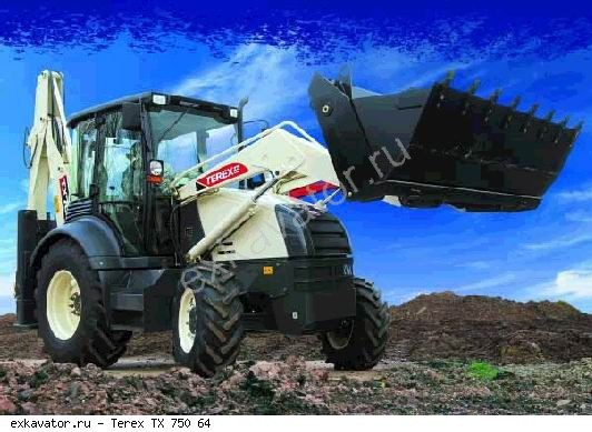 Экскаваторы-погрузчики Terex-Fermec TX 750 64