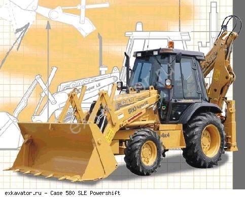 Экскаваторы-погрузчики Case 580 SLE Powershift