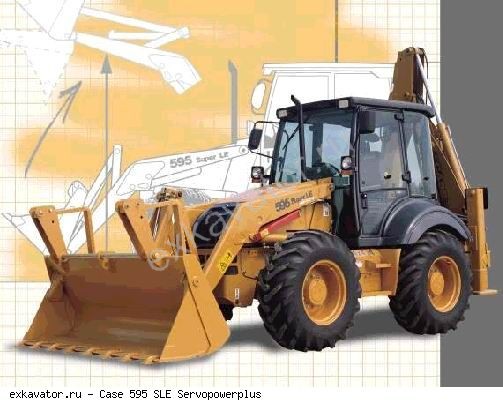 Экскаваторы-погрузчики Case 595 SLE Servopowerplus