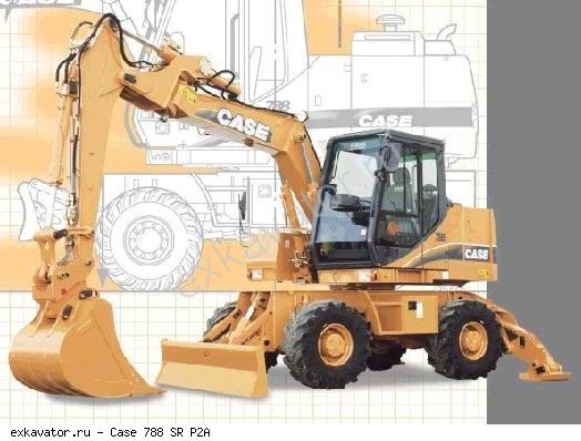 Колесные экскаваторы Case 788 SR P2A