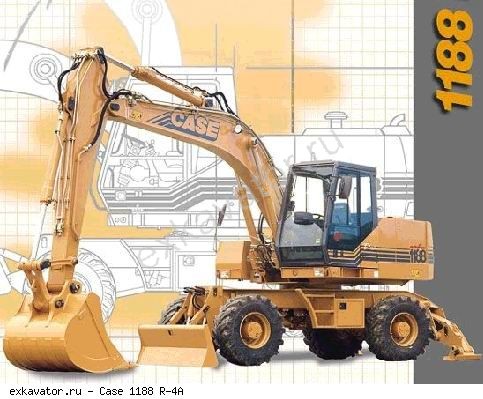 Колесные экскаваторы Case 1188 R-4A