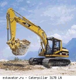 Гусеничные экскаваторы Caterpillar 317B LN