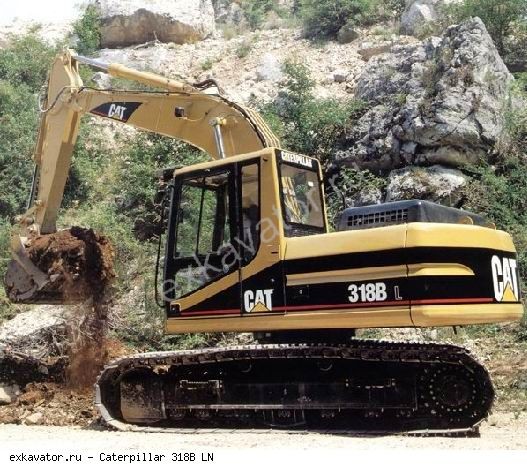 Гусеничные экскаваторы Caterpillar 318B LN