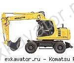 Колесные экскаваторы Komatsu PW130ES-6