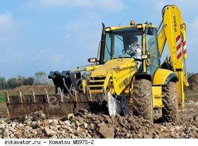 Экскаваторы-погрузчики Komatsu WB97S-2