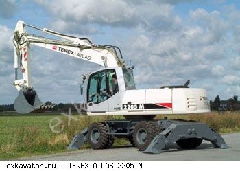 Колесные экскаваторы Atlas-Terex 2205 M