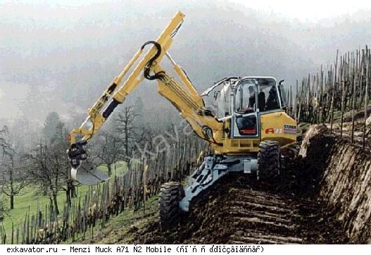 Нестандартные экскаваторы Menzi Muck A71 Т2 Mobile