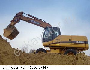 Колесные экскаваторы Case WX240
