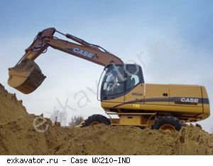 Колесные экскаваторы Case WX210-IND