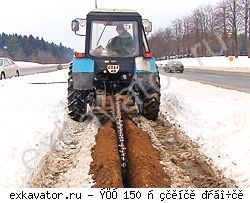 Траншеекопатели Дорэлектромаш ЭЦУ 150 с зимним рабочим органом