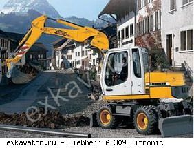 Колесные экскаваторы Liebherr A 309 Litronic