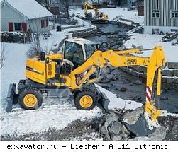 Колесные экскаваторы Liebherr A 311 Litronic