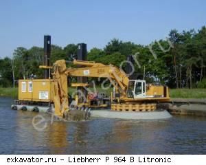 Экскаваторы-амфибии Liebherr P 964 B Litronic